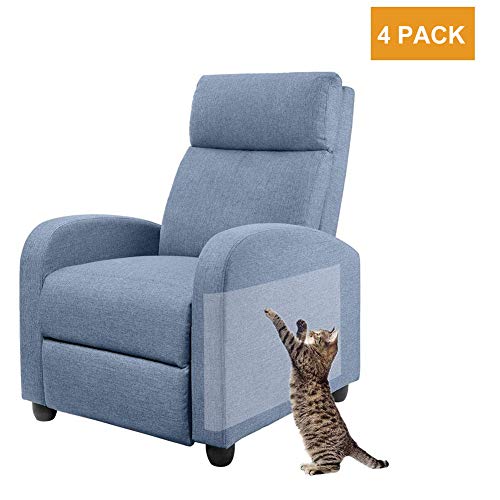 X-Large Dicke Möbel-Kratzschutz selbstklebend Matten mit Schrauben Pins Katze Kratzschutz Couch Schutz Klauenschutz für Sofa Tisch Set Schonbezug Pad von Maran