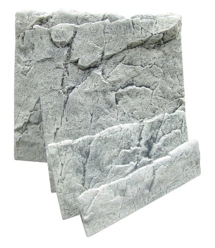 Marina A5001 Back to Nature 3D Aquarienrückwand - White Limestone 50B, Höhe 45 cm von Marina