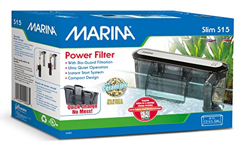 Marina Slim S15 Power Filter, für Aquarien bis 57L geeignet von Marina