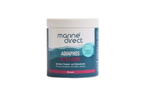 Marine Direct AquaPhos Ultra Pure 500g - Hochreiner Phosphat- und Silikatentferner für Süß- und Meerwasseraquarien von Marine Direct