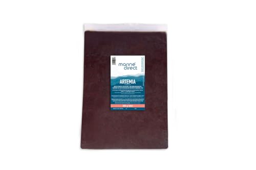 Marine Direct – Frostfutter Artemia 500g Tafel – nährstoffreiches Fischfutter für Süß- & Meerwasser Aquaristik – gefrorenes Aquarienfischfutter von Marine Direct