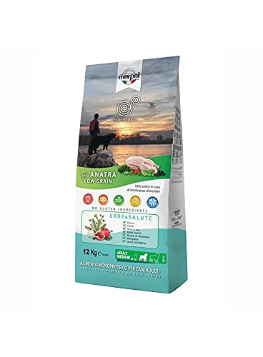 Nahrung für Hunde EQUILIBRIA Low Grain Medium monoproteico Ente 12 kg von Marpet