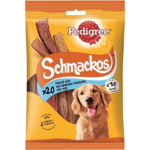 Mars Dog Pedigree Snack Schmackos Fisch Mix 20 Stück (Menge: 9 je Bestelleinheit) von Mars Dog