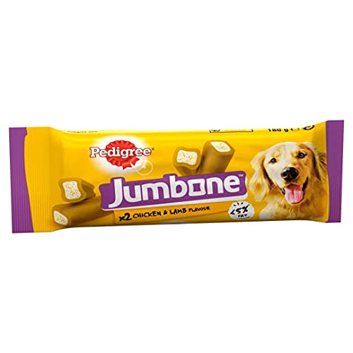 Mars Pet Things Pedigree Jumbone Hundefutter, Huhn und Lamm, 4 Stück (8 Stück) von Mars