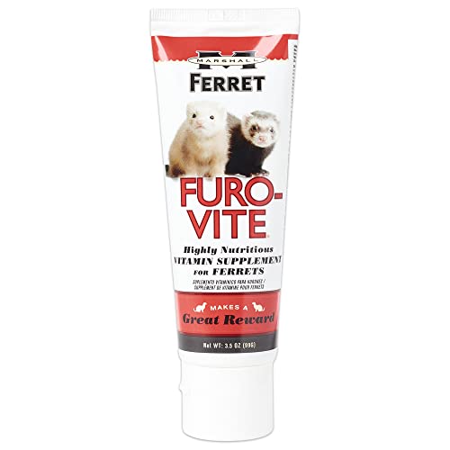 Marshall furo-Vite Vitamin Nahrungsergänzungsmittel Paste für Frettchen, 100 g von Marshall Pet Products