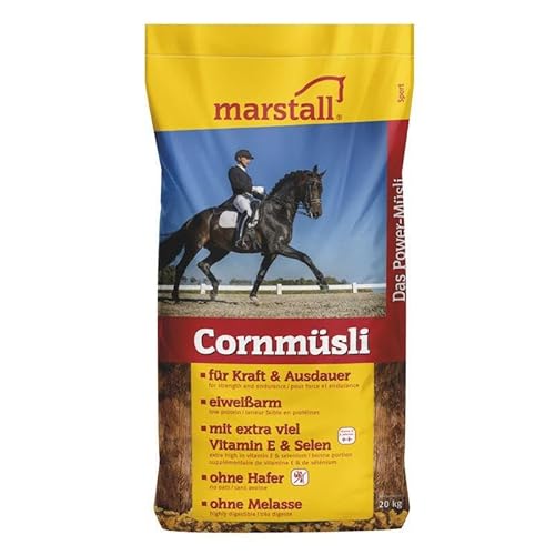 marstall Premium-Pferdefutter Cornmüsli, 1er Pack (1 x 20 kilograms) von marstall Premium-Pferdefutter