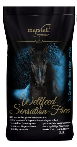 marstall Premium-Pferdefutter Wellfeed Sensation-Free, 1er Pack (1 x 15 kilograms) von marstall Premium-Pferdefutter