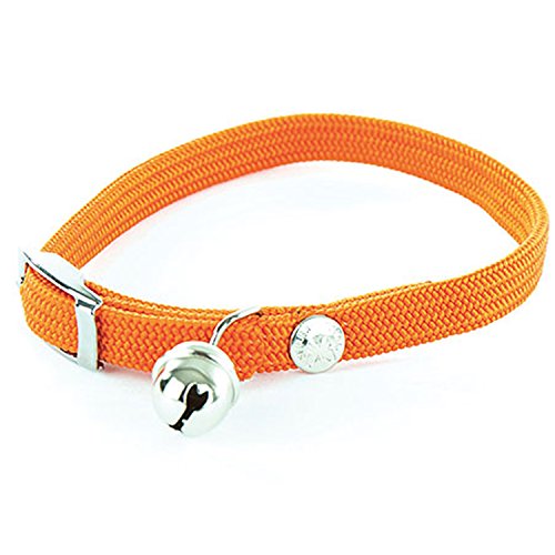 Halsband voor kat elastisch nylon oranje 30X1 CM von Martin Sellier