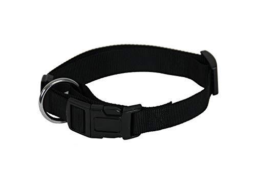 Martin Sellier Halsband voor Hond Basic Nylon zwart 20 MMX40-55 cm von Martin Sellier