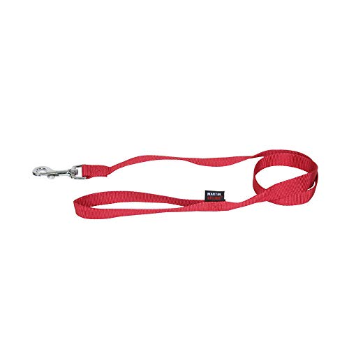 Martin Sellier looplijn voor Hond Basic Nylon Rood 10 MMX120 cm von Martin Sellier