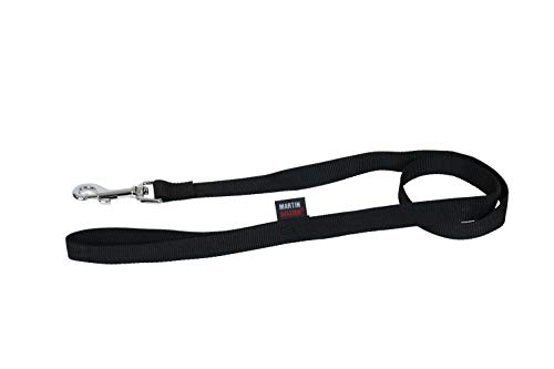 Martin Sellier looplijn voor Hond Basic Nylon zwart 10 MMX120 cm von Martin Sellier