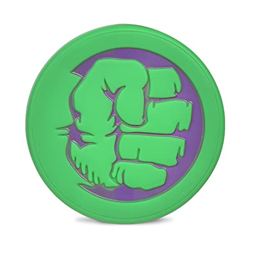 Marvel Comics for Pets Vinyl Hulk Hundespielzeug | Kleines quietschendes Hundespielzeug The Incredible Hulk Fist Logo Comics Collection Quietschendes Hundespielzeug Kleines Hundespielzeug, 10,2 cm von Marvel