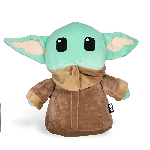 Star Wars The Mandalorian The Child 12 Zoll Plüschfigur Hundespielzeug | Großes Hund Kauspielzeug, Quietschendes Baby Yoda Plüsch Hundespielzeug, Hundespielzeug für Große Hunde Baby Yoda von Marvel