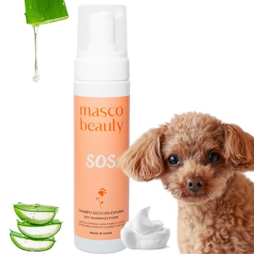 Express-Trockenshampoo für Hunde aus trockenem Schaum von Masco Beauty