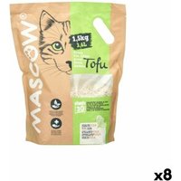 Mascow Katzenstreu Soja Weiß 1,5 Kg von Mascow