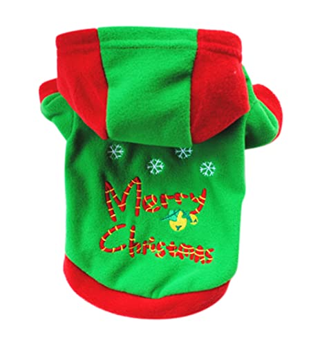 Mashaouyo For Gog Pullover Holiday Puppy Costume Sweater Pet Clothes Warm Dog Clothes Orchard Small Sweater Puppy Small And Medium Teddy Pet Clothes (B, M) von Mashaouyo