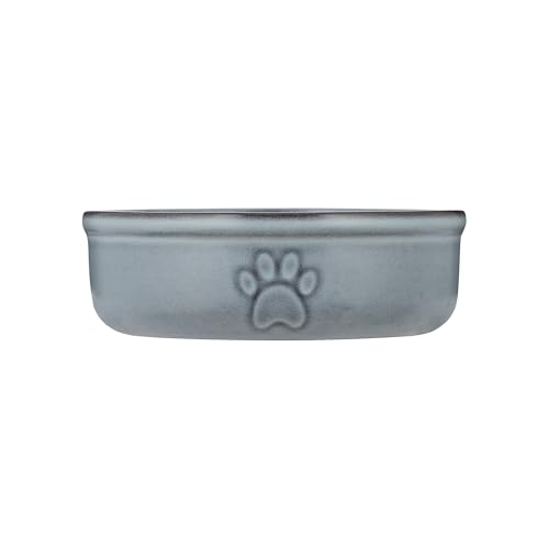 Mason Cash Hearts Paw Kleiner Futternapf, 13 cm Durchmesser, 250 ml Fassungsvermögen, ideal für Katzen, Welpen und kleine Hunde, langlebiges Steingut, spülmaschinen- und gefriergeeignet von Mason Cash