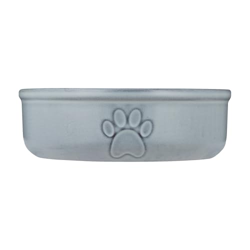 Mason Cash Reactive Paw Großer Hundenapf, 18 cm Durchmesser, 950 ml Fassungsvermögen, ideal für mittelgroße bis große Hunde, langlebiges Steingut, spülmaschinen- und gefriergeeignet von Mason Cash