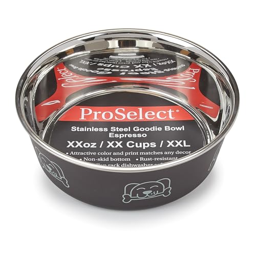 ProSelect Goodie Bowl Edelstahl Espresso Extra Large von Master Grooming Tools