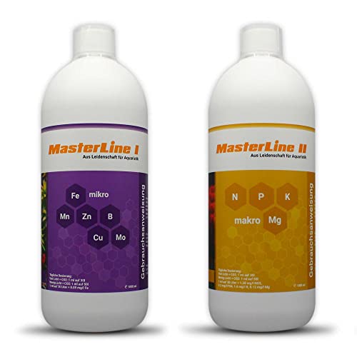 MasterLine I Eisendünger mit Mikronährstoffen (Profiset I + II (2x1000ml)) von MasterLine