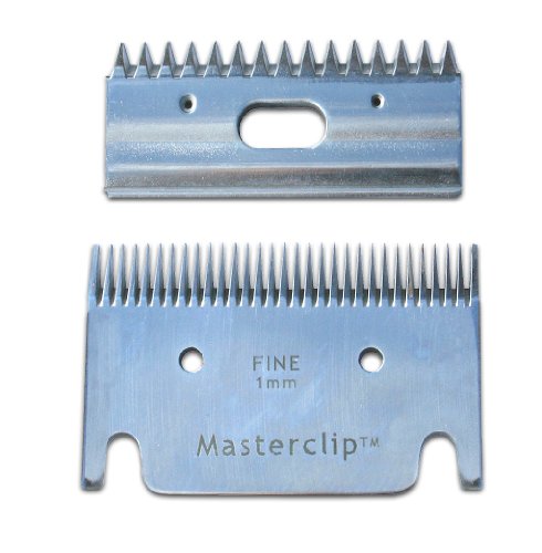 Pferdeschermaschine Klinge für Liveryman Calypso Heiniger Dextella Maxtra (Feinschnitt 1mm) Horse clipping blades (fine cut 1mm) von Masterclip