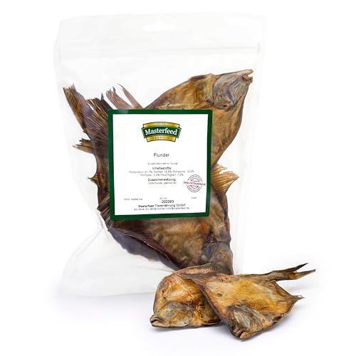 Masterfeed Flunder, Getrocknet, 100% Natürlich, Kauartikel für Hunde, 5 kg von Masterfeed