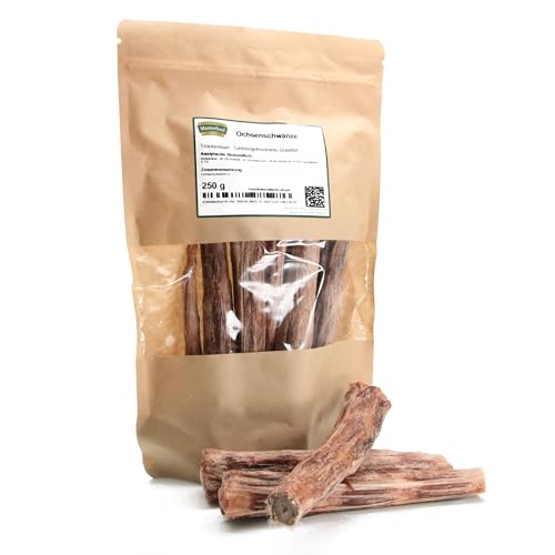 Masterfeed Trockenbarf Ochsenschwänze, gefriergetrocknete Qualität, Barf Leckerli für Hunde, 150 g von Masterfeed