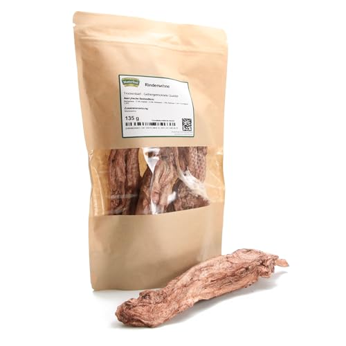 Masterfeed Trockenbarf Rindersehne, gefriergetrocknete Qualität, Barf Leckerli für Hunde, 150 g von Masterfeed