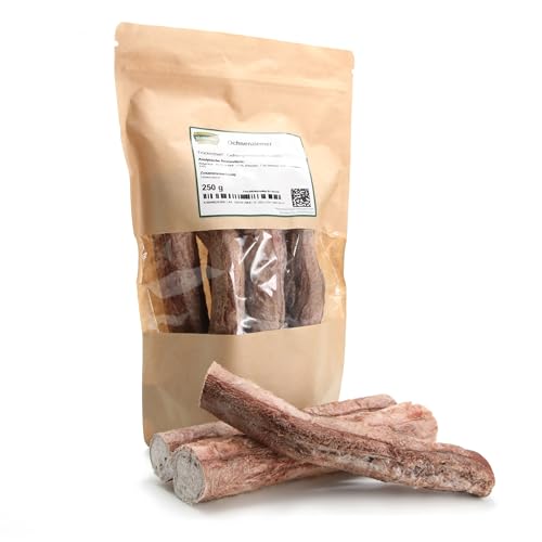 Masterfeed Trockenbarf Ochsenziemer, trockenbarfe Qualität, Barf Leckerli für Hunde, 1 kg von Masterfeed