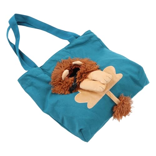 Pet Canvas Bag Niedlich Löwenförmige Kapazität Tragbares Haustier -Schulter -Tragen Little Lion -Form -Umhängetasche für den Freien Im Freien (Stil 3) von Masyrt