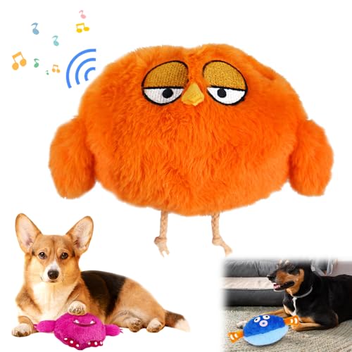 Active Moving Pet Plush Toy, 2024 Neu Hundeball Hundespielzeug Futter Ball, Sprechendes und Wiederholendes Lustiges Stofftier, Interaktives Hundespielzeug Leckerli Spielzeug Ball (&B) von Matame