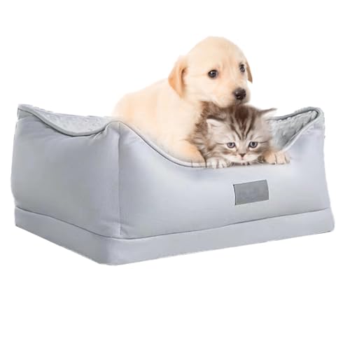 Mavdecll Haustier-Heiznest, Abnehmbares Beheiztes Katzen-/Hundebett, Geeignet Für Haustiere Bis 5 Kg, 3 Temperaturstufen, 50 X 35,5 X 23 cm, Sorgt Für Wärme Für Haustiere von Mavdecll