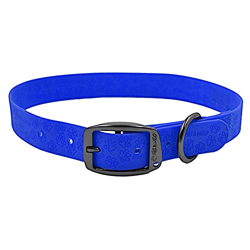 Max and Neo Wasserdichtes Hundehalsband mit maximaler Schnalle – Wir spenden ein Halsband an eine Hunderettung für jedes verkaufte Halsband (klein, blau) von Max and Neo