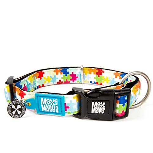 Max & Molly 4894512016767 Puzzle Smart Id Halsband, Verlustschutzprogramm Für Haustiere, L von Max & Molly Urban Pets