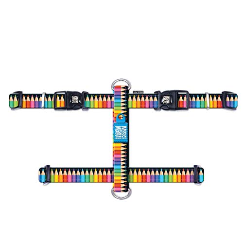 Max & Molly 4894512020610 Crayons Hundegeschirr Bequem Geruchsneutral Neopren Verlustschutzprogramm für Haustiere Extraordentliches Hundegeschirr, L, 232 g von Max & Molly Urban Pets