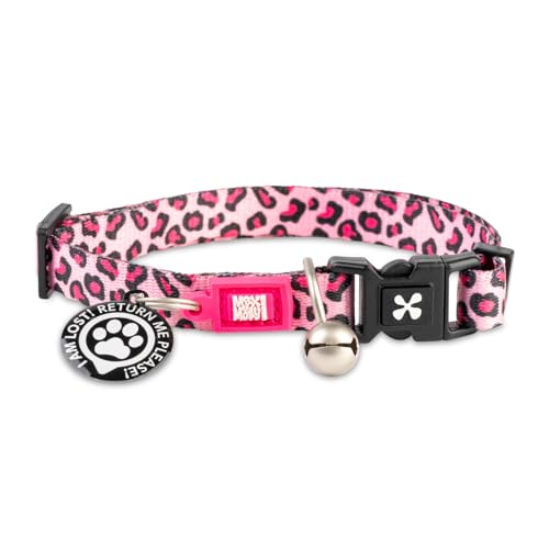 Max & Molly GOTCHA! Smart ID Katzenhalsband - Leopard Pink, 1 Size von Max & Molly Urban Pets