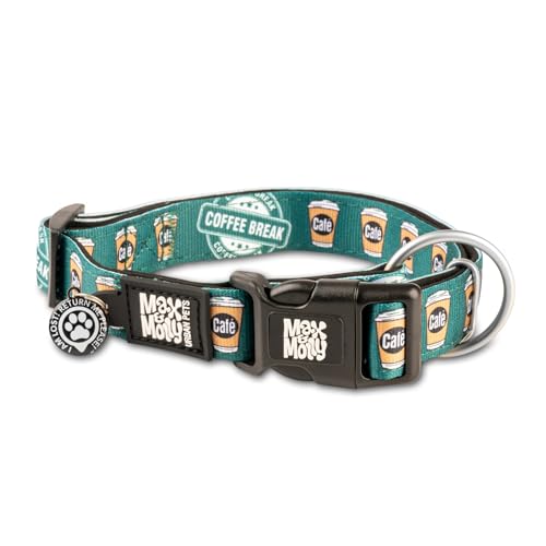 Max & Molly Gotcha! Smart ID Hundehalsband - Coffee Break, XS von Max & Molly Urban Pets