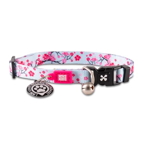 Max & Molly Gotcha! Smart ID Katzenhalsband - Cherry Bloom, 1 Size von Max & Molly Urban Pets