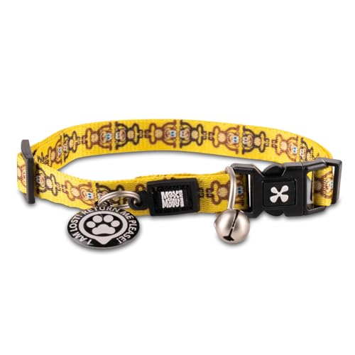 Max & Molly Gotcha! Smart ID Katzenhalsband - Monkey Maniac, 1 Size von Max & Molly Urban Pets