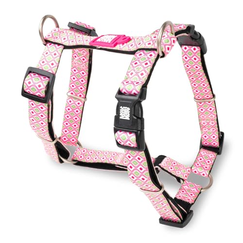 Max & Molly H-Geschirr - Retro Pink, L von Max & Molly Urban Pets