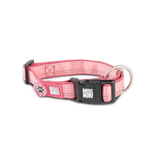 Max & Molly Hundehalsband mit Gotcha! Smart ID Sicherheitsanhänger, Matrix 2.0 Rose/S, Halsband Hund Gepolstert & Reflektierend – Komfort für deinen treuen Begleiter von Max & Molly Urban Pets