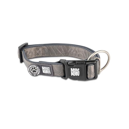 Max & Molly Hundehalsband mit Gotcha! Smart ID Sicherheitsanhänger, Matrix 2.0 Sand/XS, Halsband Hund Gepolstert & Reflektierend – Komfort für deinen treuen Begleiter von Max & Molly Urban Pets