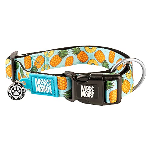 Max & Molly Hundehalsband, Welpenhalsband mit Powerschnalle, lustiger Stil für kleine, mittlere, große Hunde & Welpen, wasserdicht, bequem, verstellbar, inklusive Gotcha QR-Code Pet ID von Max & Molly Urban Pets