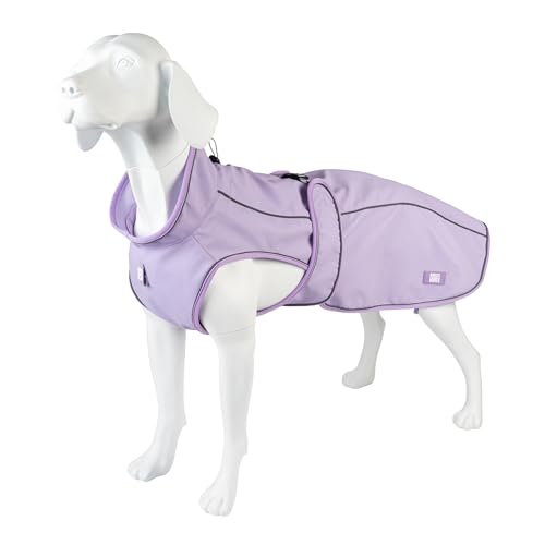 Max & Molly Regenmantel Hund wasserdicht, XXS, Lavender, Sportliche Regenjacke für Hunde mit verstellbarem Bauchgurt, Reflektierend und Sicher, Regenjacke Hund mit Geschirröffnung von Max & Molly Urban Pets