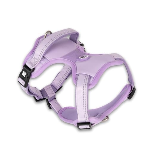 Max & Molly Sport Hundegeschirr Grosse Hunde mit Gotcha! Smart ID Sicherheitsanhänger, Matrix 2.0 Lavender/L, Geschirr Hund Gepolstert & Reflektierend - Komfort für deinen treuen Begleiter Max & Molly Sport Hundegeschirr Grosse Hunde mit Gotcha! Smart ID Sicherheitsanhänger, Matrix 2.0 Lavender/L, Geschirr Hund Gepolstert & Reflektierend - Komfort für deinen treuen Begleiter von Max & Molly Urban Pets