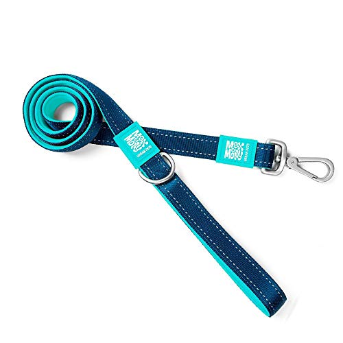 Max & Molly Ultra sichere und Bequeme gepolsterte Neopren-Sportleine mit reflektierenden Außennähten, Matrix Blue, Größe XS von Max & Molly Urban Pets