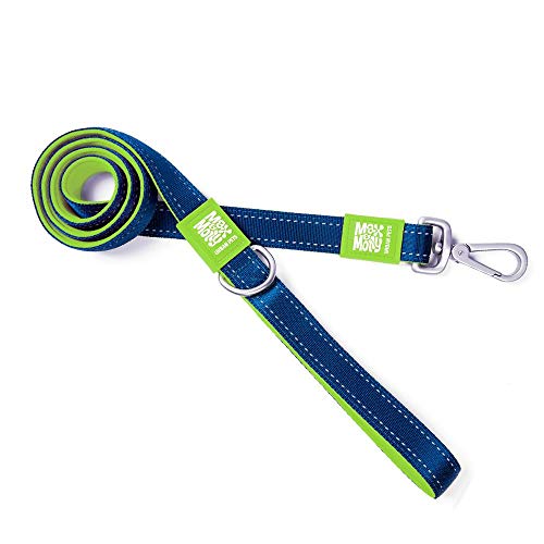 Max & Molly Ultra sichere und Bequeme gepolsterte Neopren-Sportleine mit reflektierenden Außennähten, Matrix Green, Größe S von Max & Molly Urban Pets