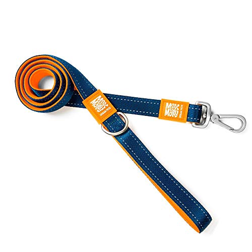 Max & Molly Ultra sichere und Bequeme gepolsterte Neopren-Sportleine mit reflektierenden Außennähten, Matrix Orange, Größe S von Max & Molly Urban Pets