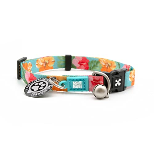 Max & Molly Urban Pets Lustiges und hübsches Katzenhalsband mit Glöckchen, Sicherheitsschnalle, verstellbare Größe und Smart-ID, personalisiertes Etikett für Mädchen oder Jungen, Katzen/Kätzchen, von Max & Molly Urban Pets