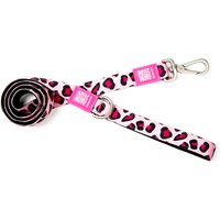 Max & Molly Kurzleine Leopard Pink - 120 cm lang, 10 mm breit (Größe XS) von Max & Molly